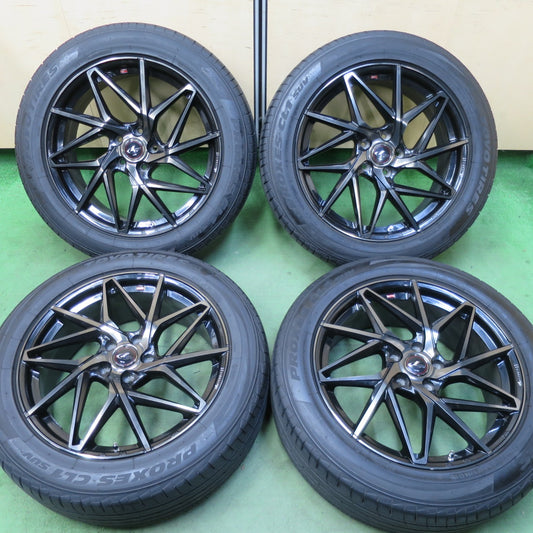 バリ溝！23年！キレイ！9.5分★LEONIS IT 225/55R19 トーヨー プロクセス CL1 SUV レオニス 19インチ PCD114.3/5H★5053004TTノ