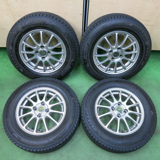 バリ溝！21年！キレイ！ほぼ10分★スタッドレス 175/70R14 ブリヂストン ブリザック VRX3 ECO FORME エコフォルム 14インチ PCD100/4H★4121809SYス