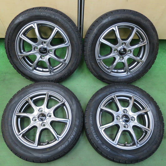 バリ溝！22年！キレイ！9.5分以上★スタッドレス 155/65R14 ナンカン アイスアクティバ AW-1 Verthandi ヴェルザンディ ヴェルサンディ 14インチ PCD100/4H★5072504イス