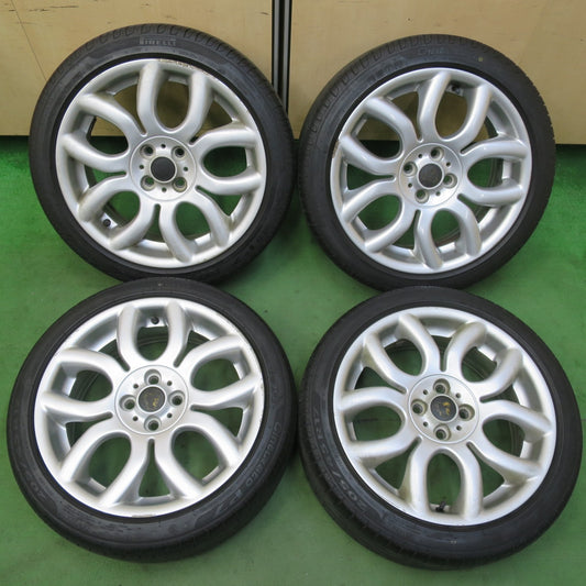 バリ溝！9分★ミニ クーパー S チェックメイト 純正 205/45R17 ピレリ Cinturato P7 ランフラット 17インチ PCD100/4H★5071703イノ