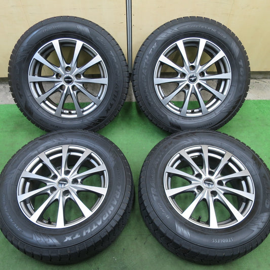バリ溝！23年！キレイ！9.5分★スタッドレス 215/65R16 トーヨー ウインター トランパス TX KORPER ケルパー 16インチ PCD114.3/5H★5112207TTス