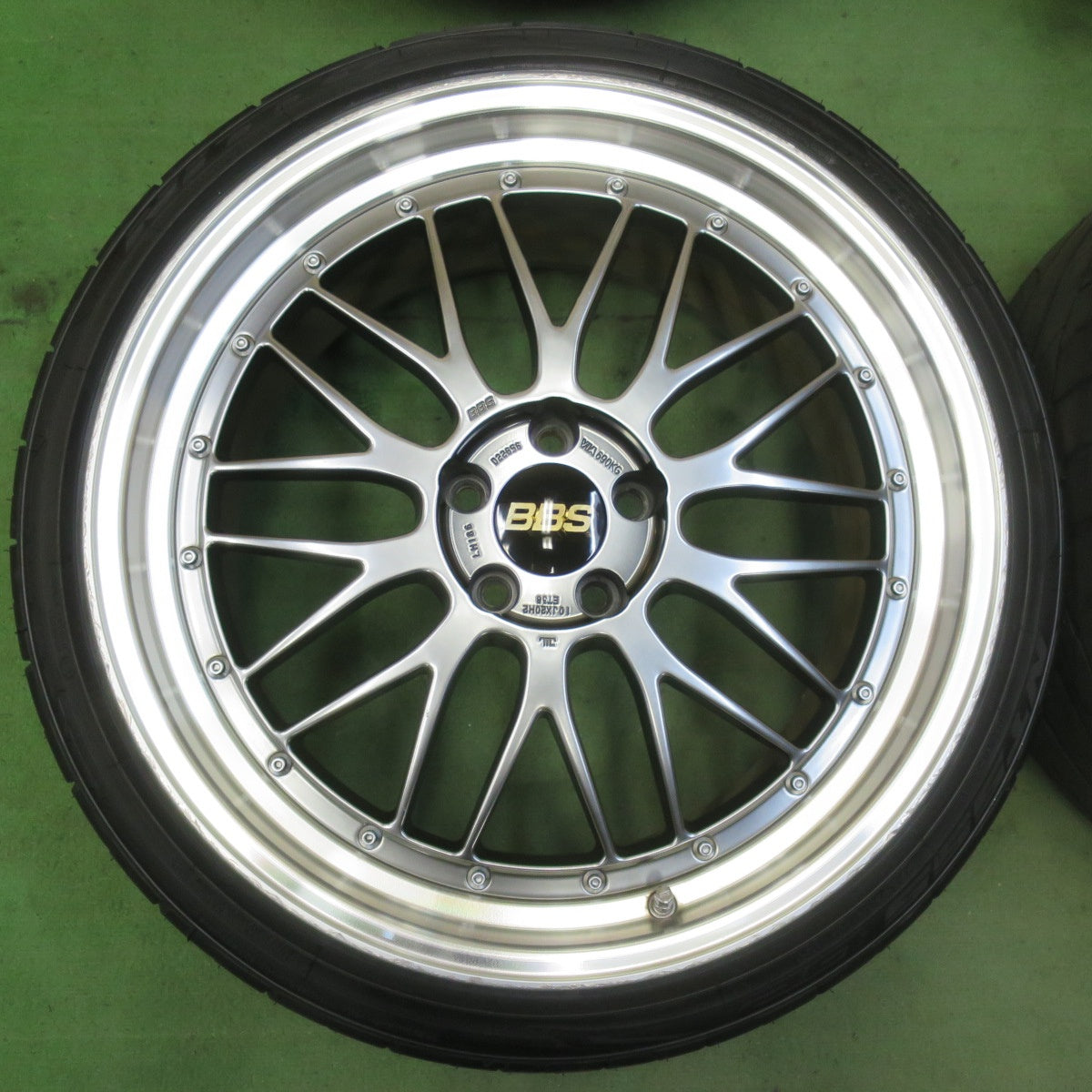 バリ溝！22年！9分★BBS LM289 LM186 245/35R20 ニットー NT555 G2 20インチ PCD114.3/5H★5100501IMノ