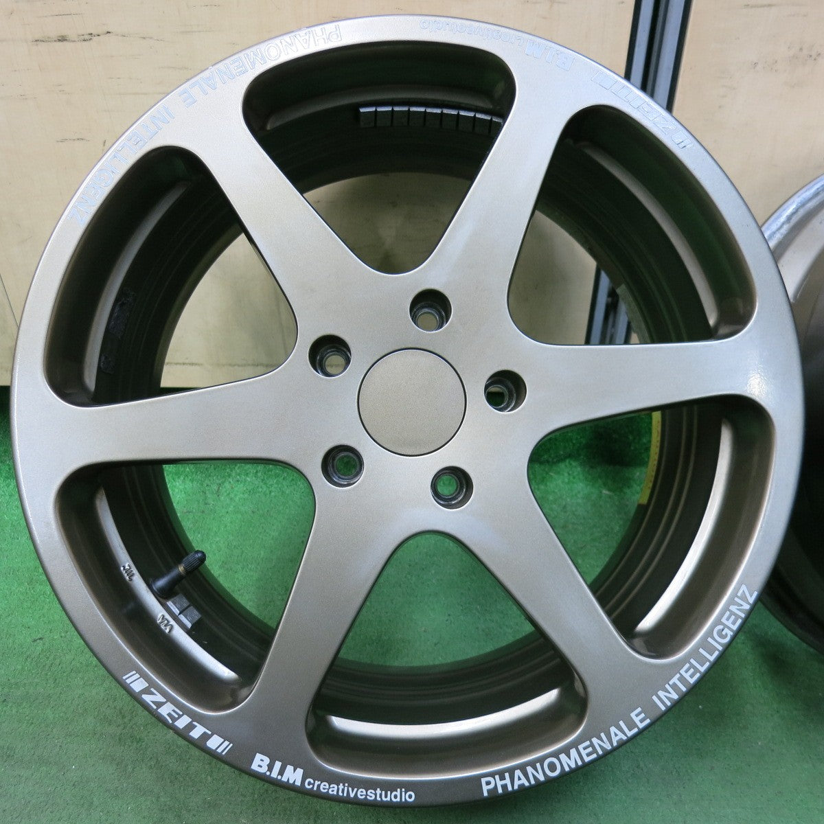 希少 絶版 ZEIT ツァイト RR 中古ホイール 4本 7.5J 17インチ