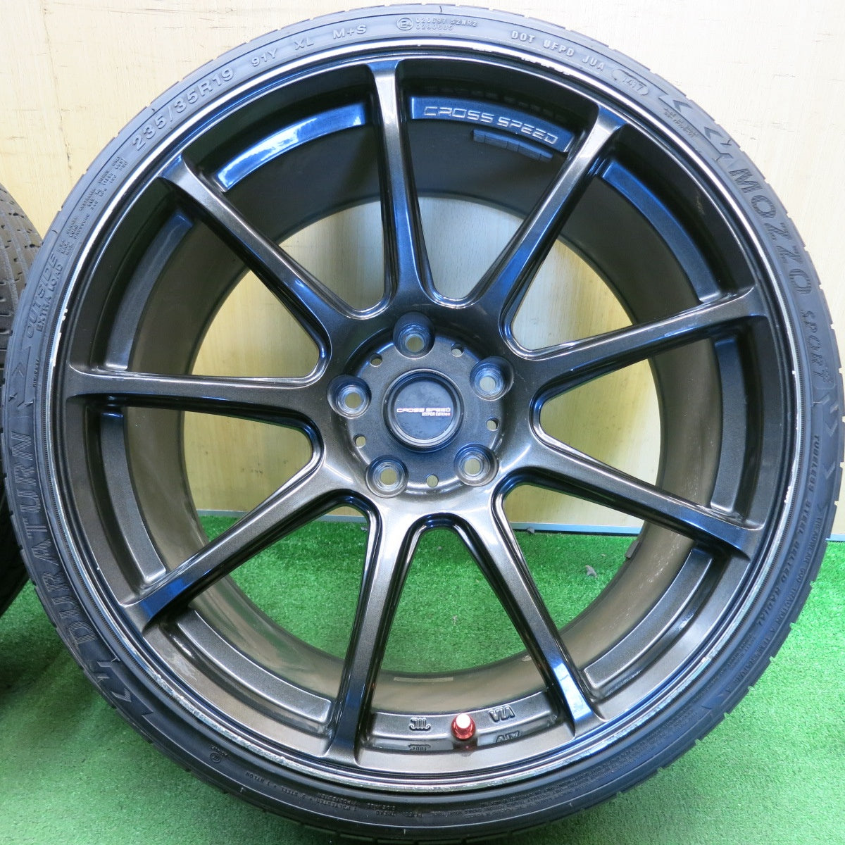4本価格★235/35R19 CROSS SPEED HYPER Edition デュラターン MOZZO SPORT クロススピード 19インチ PCD114.3/5H★6051712HAノ