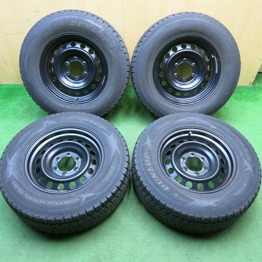 バリ溝！キレイ！8.5分★トヨタ ハイラックス Xグレード 純正 265/65R17 スチール スタッドレス ダンロップ ウインターマックス SJ8 17インチ PCD139.7/6H★5061310HAス
