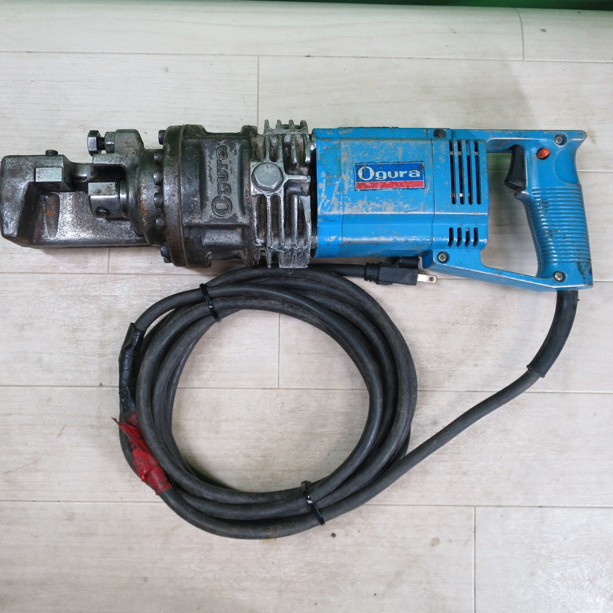 ☆Ogura オグラ 16mm 鉄筋 カッター HBC-16 油圧式 BAR CUTTER 電動 工具 切断機 コード式☆