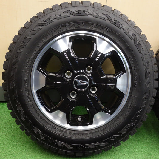バリ溝!25年!キレイ!9.5分◎ダイハツ ハイゼット アトレー 等 純正 OP 145/80R12 80/78N トーヨー R/T オープン カントリー 12インチ PCD100/4H◎6092701KTノ