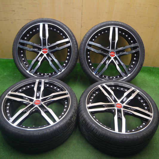 [送料無料] 超バリ溝！ほぼ10分★Shallen XF-55 225/35R19 リンロン CrossWind シャレン 19インチ PCD114.3/5H★5021002Hノ