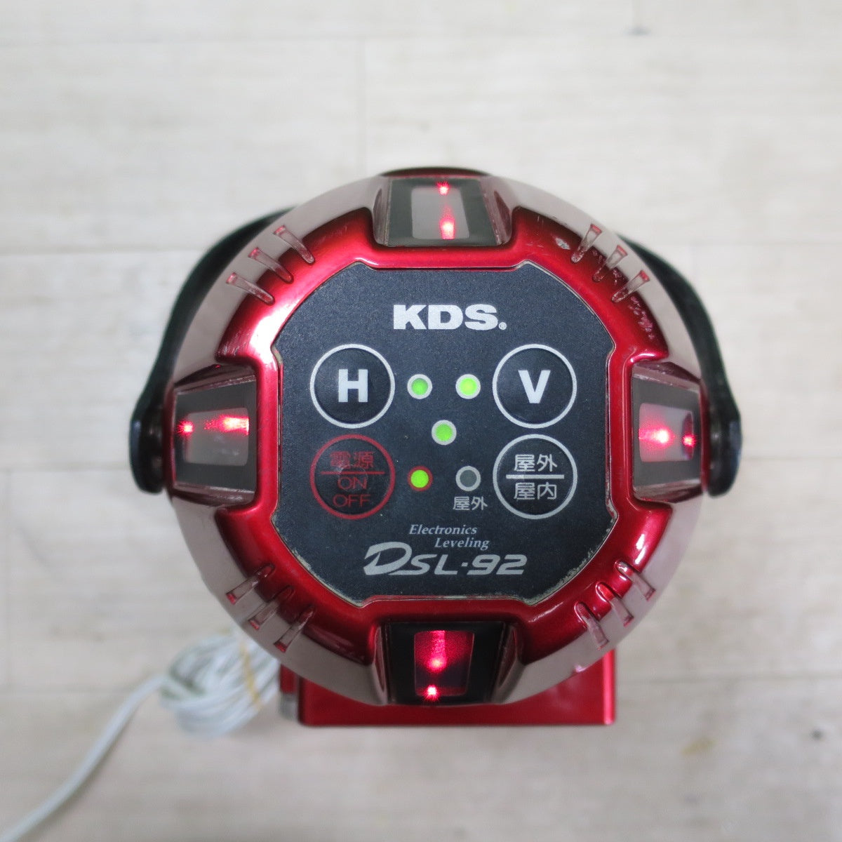 ☆KDS ムラテック レーザー 墨出し器 DSL-92 受光器 LRV-4 墨出器 オートライン レーザー スーパー レイ☆