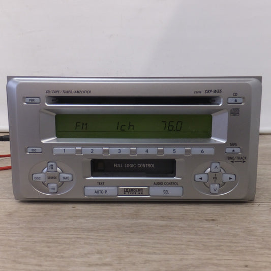 [送料無料] ★パイオニア製 トヨタ 純正 カーオーディオ CD カセットプレーヤー CKP-W55 08600-00G60 FH-M8007ZT(36)★