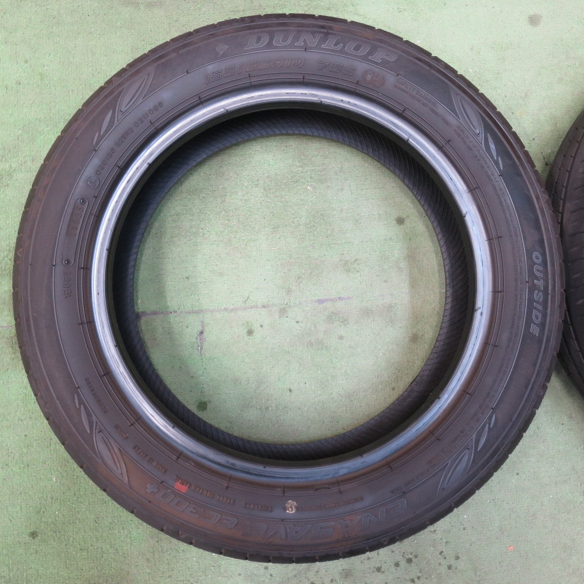 バリ溝！25年！ほぼ10分★155/65R14 ダンロップ エナセーブ EC300+ タイヤ 14インチ デリカミニ タント スペーシア ムーヴ N-BOX 等★6011507イノタ