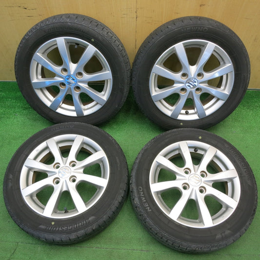4本価格！23年★スズキ MH34S ワゴンR 純正 155/65R14 ブリヂストン NEWNO ニューノ 14インチ PCD100/4H★6022602HAノ