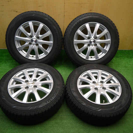 バリ溝！22年！キレイ！9分★スタッドレス 175/70R14 ヨコハマ アイスガード iG60 ravrion RS01 ラブリオン 14インチ PCD100/4H★5112805Hス