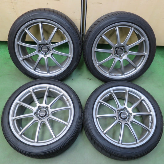 バリ溝！24年！9.5分◎プリウス 86 BRZ 等 Prodrive GC-010E 215/45R18 トーヨー トランパス MP7 プロドライブ 18インチ PCD100/5H◎6072802イノ