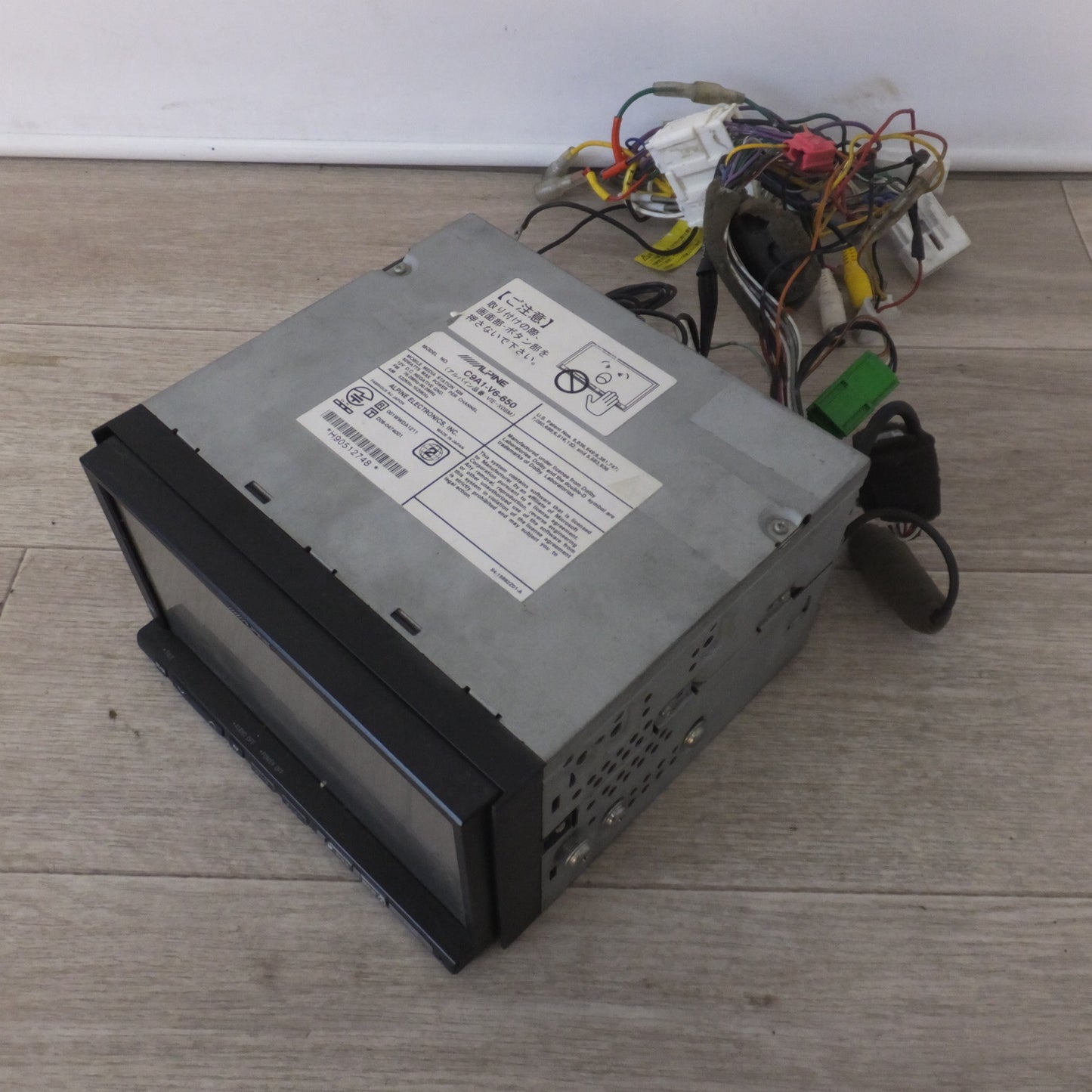 [送料無料] ★アルパイン製 マツダ 純正 リアビジョンナビ HDDナビ VIE-X08M C9A1-V6-650[7-2]★