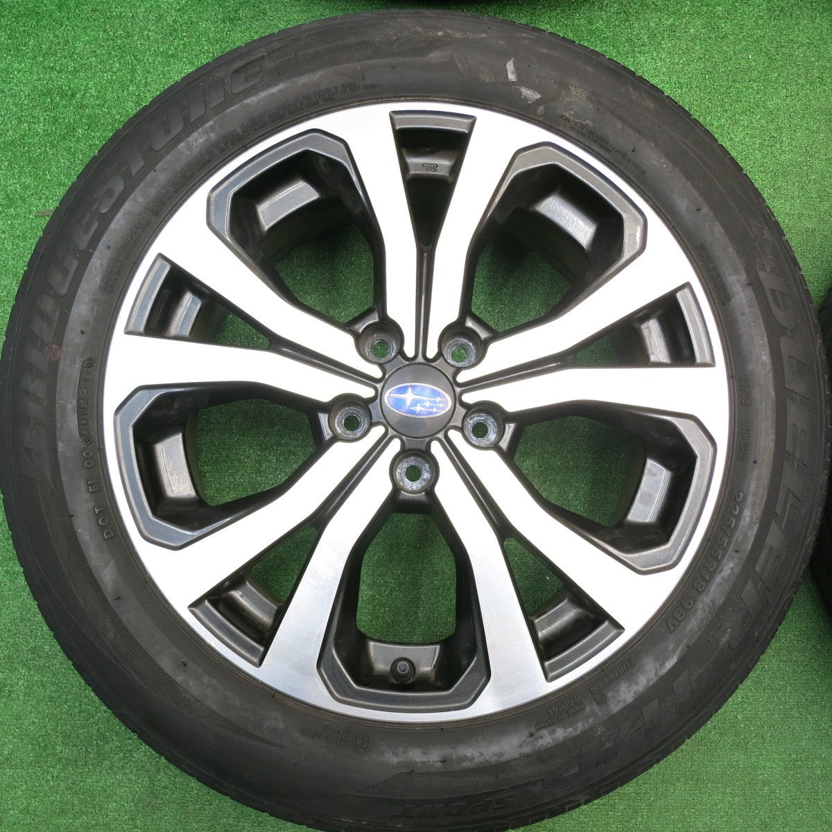 4本価格★スバル SK フォレスター 純正 225/55R18 ブリヂストン デューラー H/P SPORT 18インチ PCD114.3/5H★5103009HAノ
