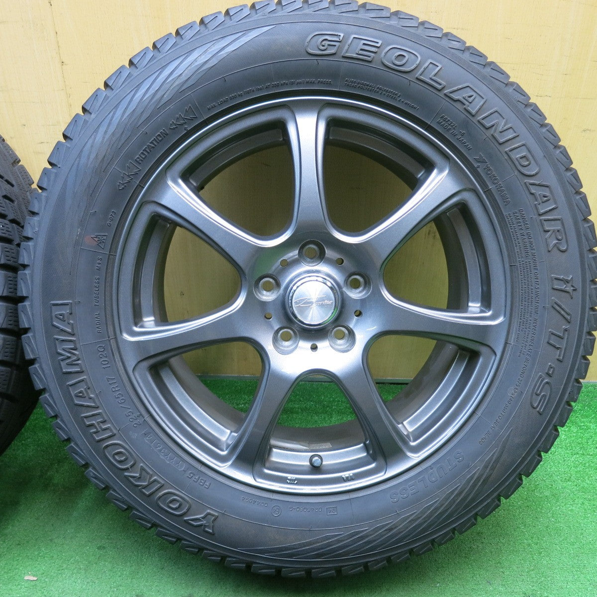 キレイ★スタッドレス 225/65R17 ヨコハマ ジオランダー i/T-S E sprine 17インチ PCD114.3/5H★5052008TNス