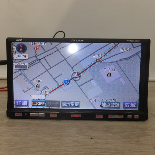 [送料無料] ★富士通テン イクリプス ECLIPSE HDDナビゲーション AVN550HD[62]★
