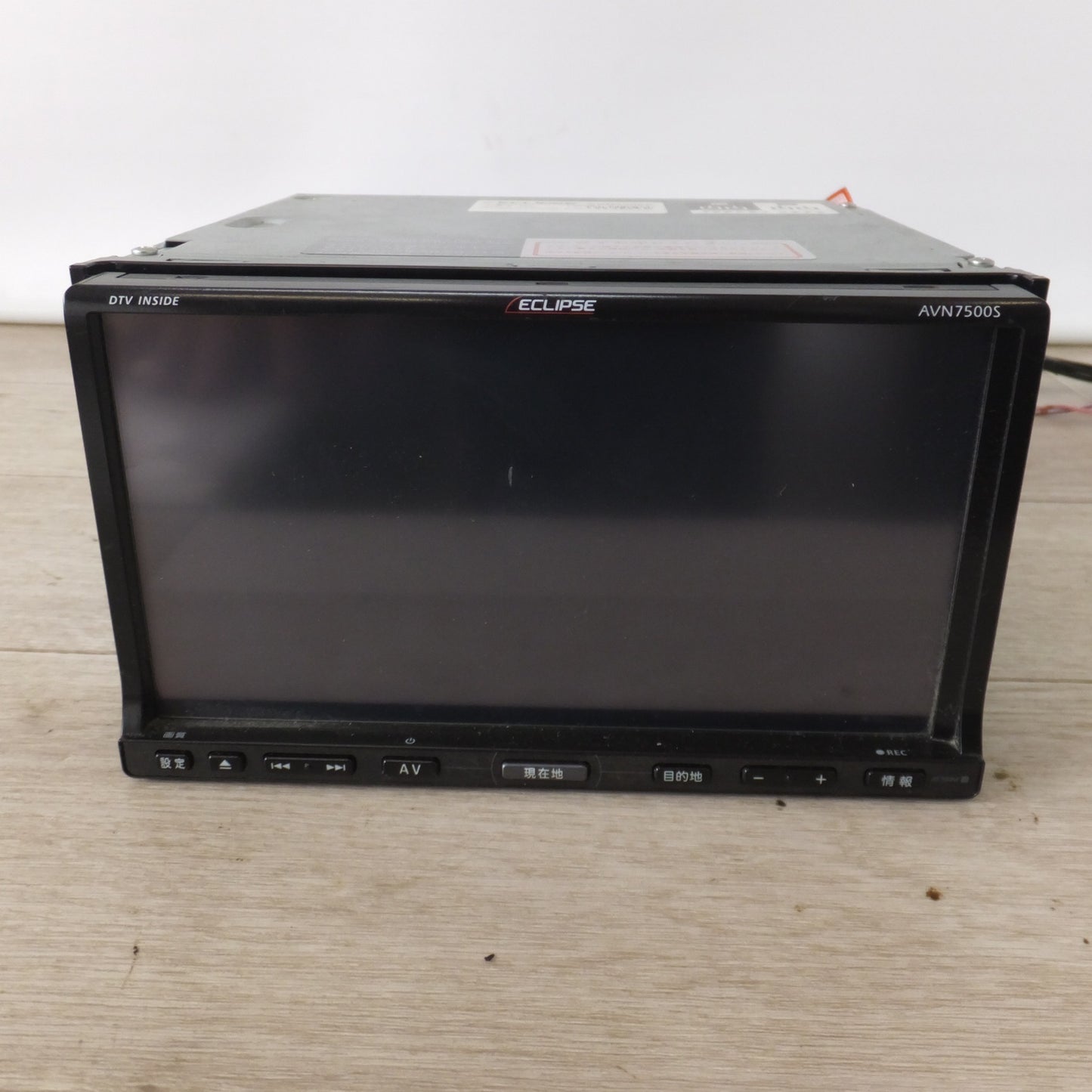 [送料無料] 現状品★富士通テン イクリプス ECLIPSE メモリーナビゲーション AVN7500S　地図SDカード 欠品[37]★