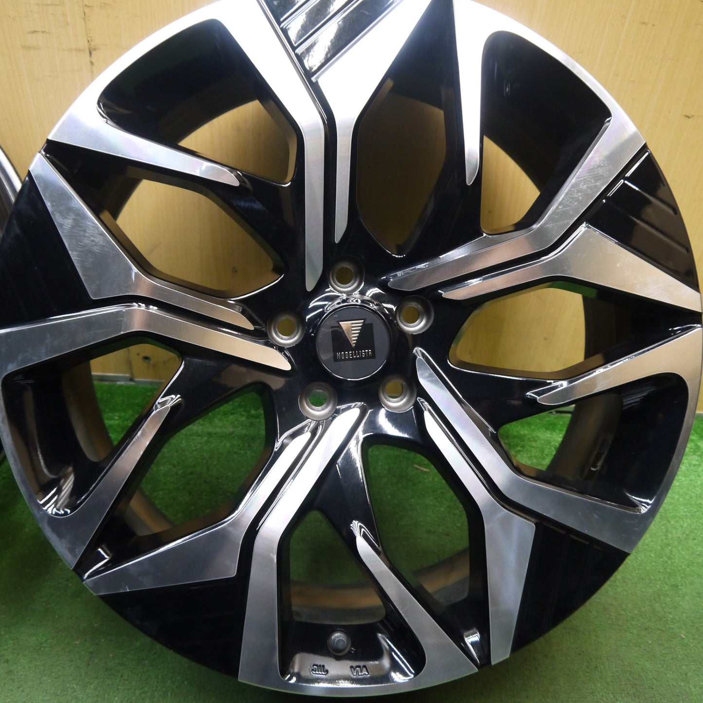 4本価格★クラウン クロスオーバー 等 MODELLISTA Wing Dancer XVⅢ ENKEI モデリスタ ウイングダンサー18 エンケイ 21インチ 21×7.5J PCD114.3/5H★5100102Hホ