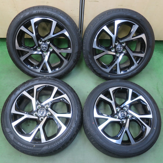 バリ溝！22年！9.5分★トヨタ CH-R 純正 225/50R18 ブリヂストン ポテンザ RE050A プレイズ PX-RV2 18インチ CHR PCD114.3/5H★6051404イノ