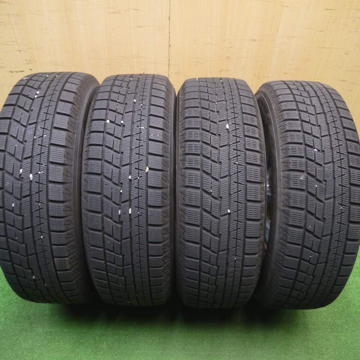 バリ溝！23年！キレイ！9.5分★スタッドレス 195/65R15 ヨコハマ アイスガード iG60 JOKER ジョーカー 15インチ PCD114.3/5H★4120303Hス