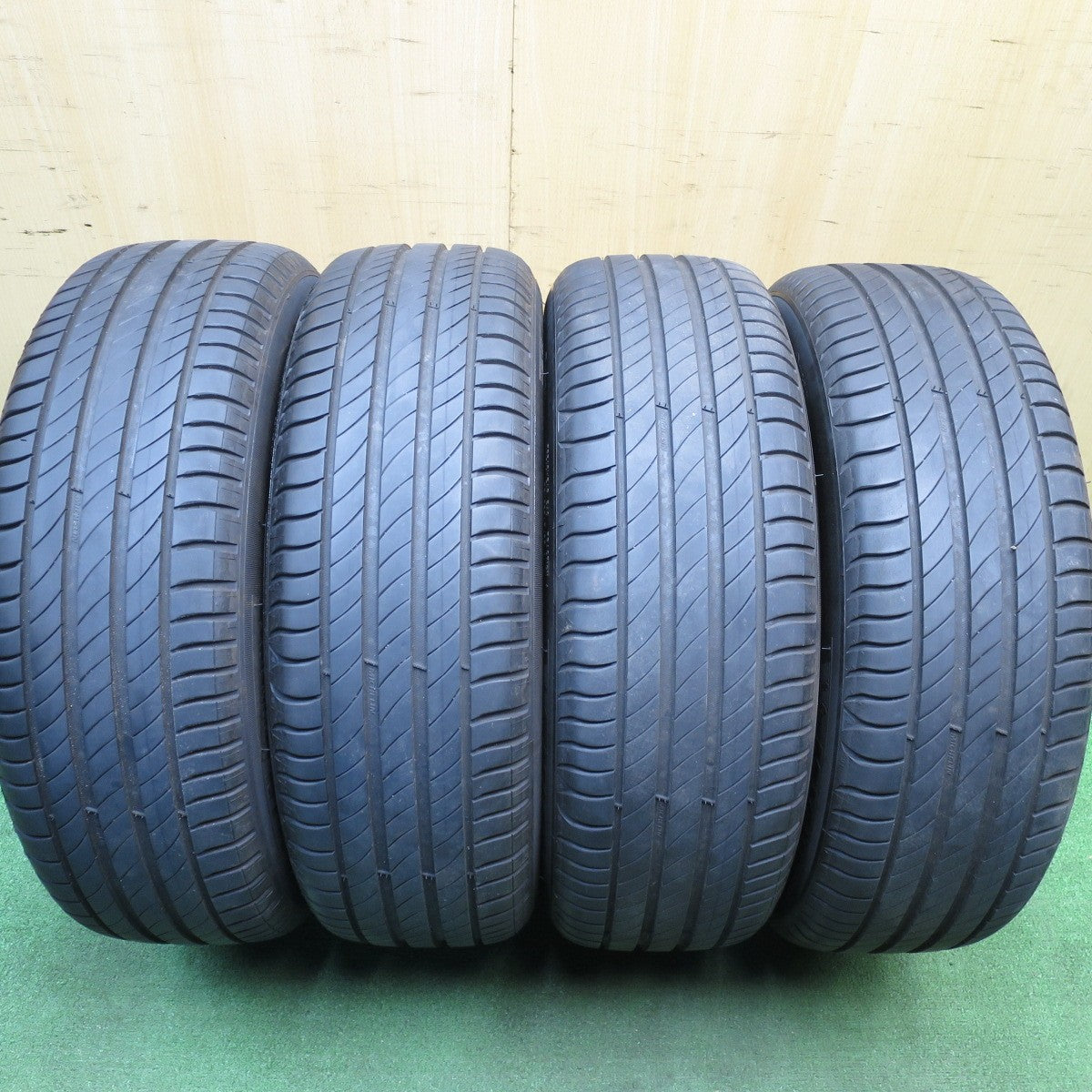 [送料無料] バリ溝！24年！9分★日産 C26 セレナ 純正 195/60R16 ミシュラン プライマシー4 16インチ PCD114.3/5H★5030705Hノ