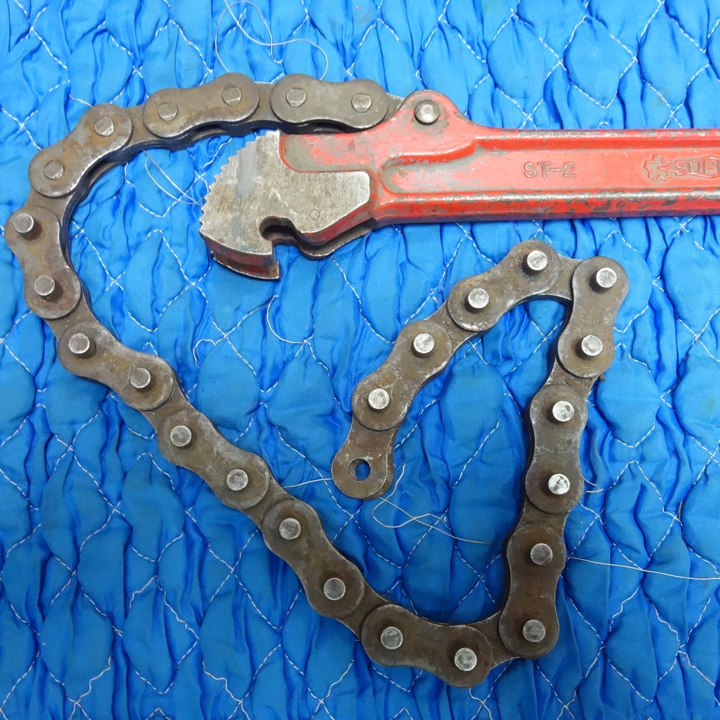 [送料無料] 2点まとめ売り☆スーパーツール スーパー トング チェーン レンチ ST-1 ST-2 3/4~6B 1/4~3B SUPER TOOL☆