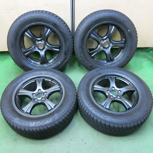 バリ溝！24年！キレイ！9.5分以上★トヨタ bZ4X 純正 235/60R18 スタッドレス ブリヂストン ブリザック DM-V3 18インチ PCD114.3/5H★5091801SKス