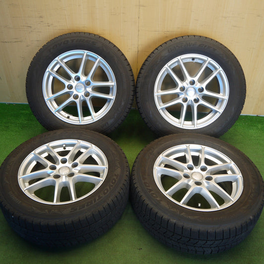 バリ溝！25年！キレイ！ほぼ10分★スタッドレス 215/60R16 トーヨー オブザーブ GIZ3 ENERGYLINE エナジーライン 16インチ PCD114.3/5H★6041405Hス