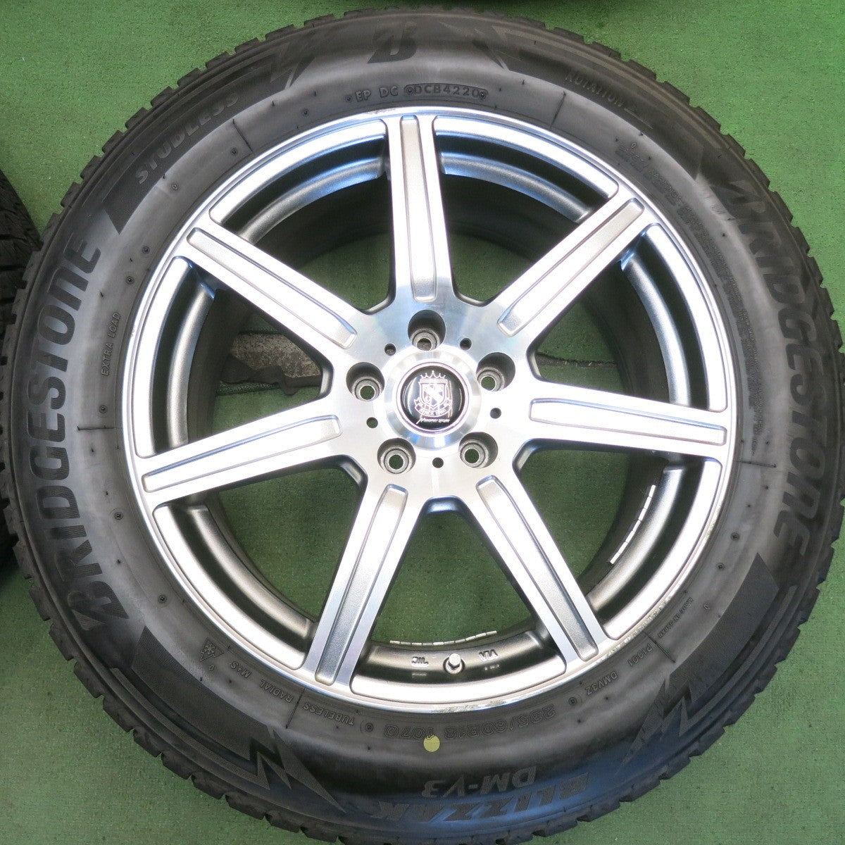 4本価格◎スタッドレス 235/60R18 ブリヂストン ブリザック DM-V3 MANARAY SPORT マナレイ スポーツ 18インチ PCD114.3/5H◎6081407HAス