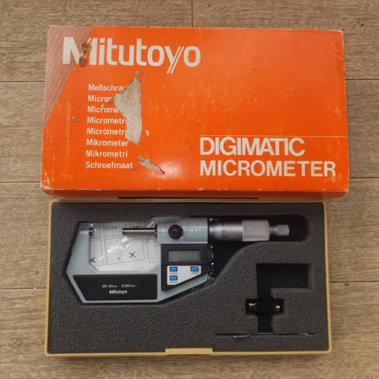 [送料無料] 現状品★ミツトヨ Mitutoyo デジマチック マイクロメーター DIGIMATIC MICROMETER 293-422 MDC-50M★