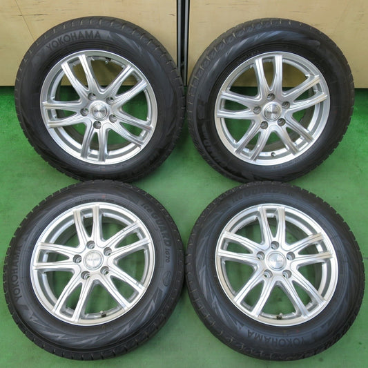 バリ溝！22年！キレイ！ほぼ10分★スタッドレス 205/60R16 ヨコハマ アイスガード iG70 Wazner 16インチ PCD114.3/5H★5022401イス