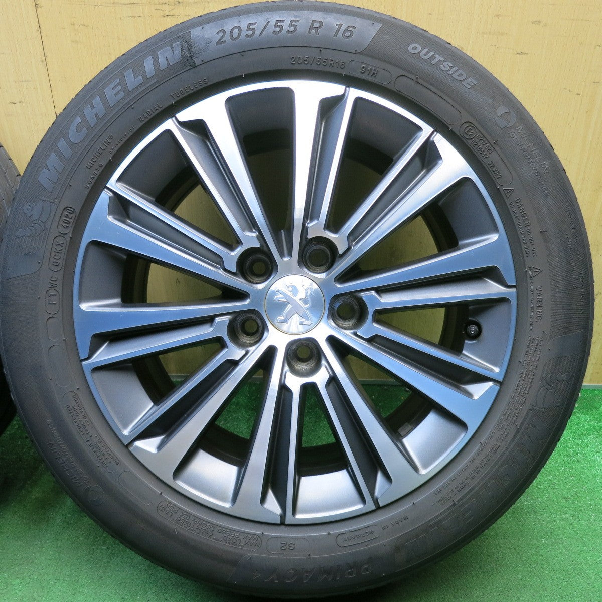 4本価格◎プジョー 308 純正 205/55R16 ミシュラン プレマシー4 16インチ PCD108/5H◎6092702HAノ