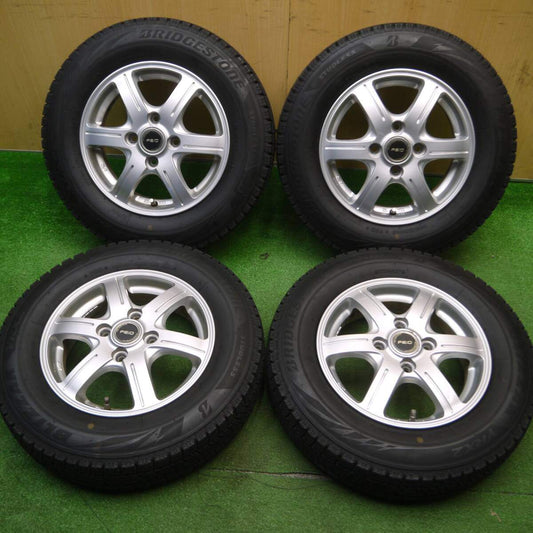 4本価格！21年★スタッドレス 145/80R13 ブリヂストン ブリザック VRX2 FEID 社外 アルミ 13インチ PCD100/4H★5010710Hス