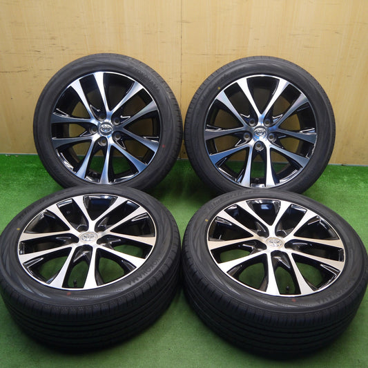 バリ溝！キレイ！9.5分★トヨタ 50系 エスティマ アエラス 純正 225/50R18 ヨコハマ ブルーアース RV-02 18インチ PCD114.3/5H★6041506Hノ