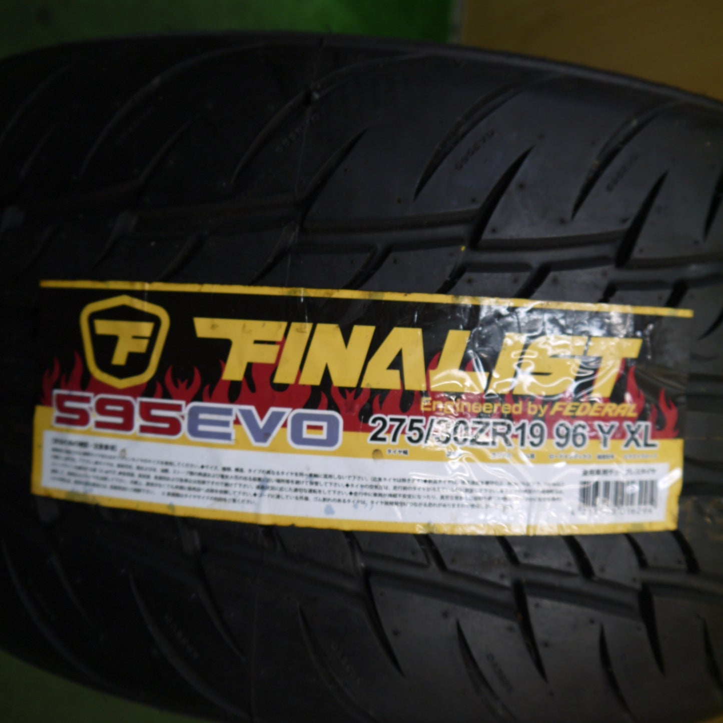 未使用！22年！1本★275/30R19 ファイナリスト 595 EVO タイヤ 19インチ レクサス ベンツ BMW 等★5081805Hノタ