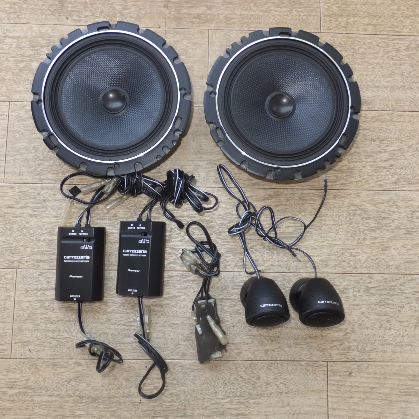 [送料無料] ★カロッツェリア carrozzeria16cm セパレート2ウェイスピーカー TS-C1630S　ウーファー トゥイーター ネットワーク セット★