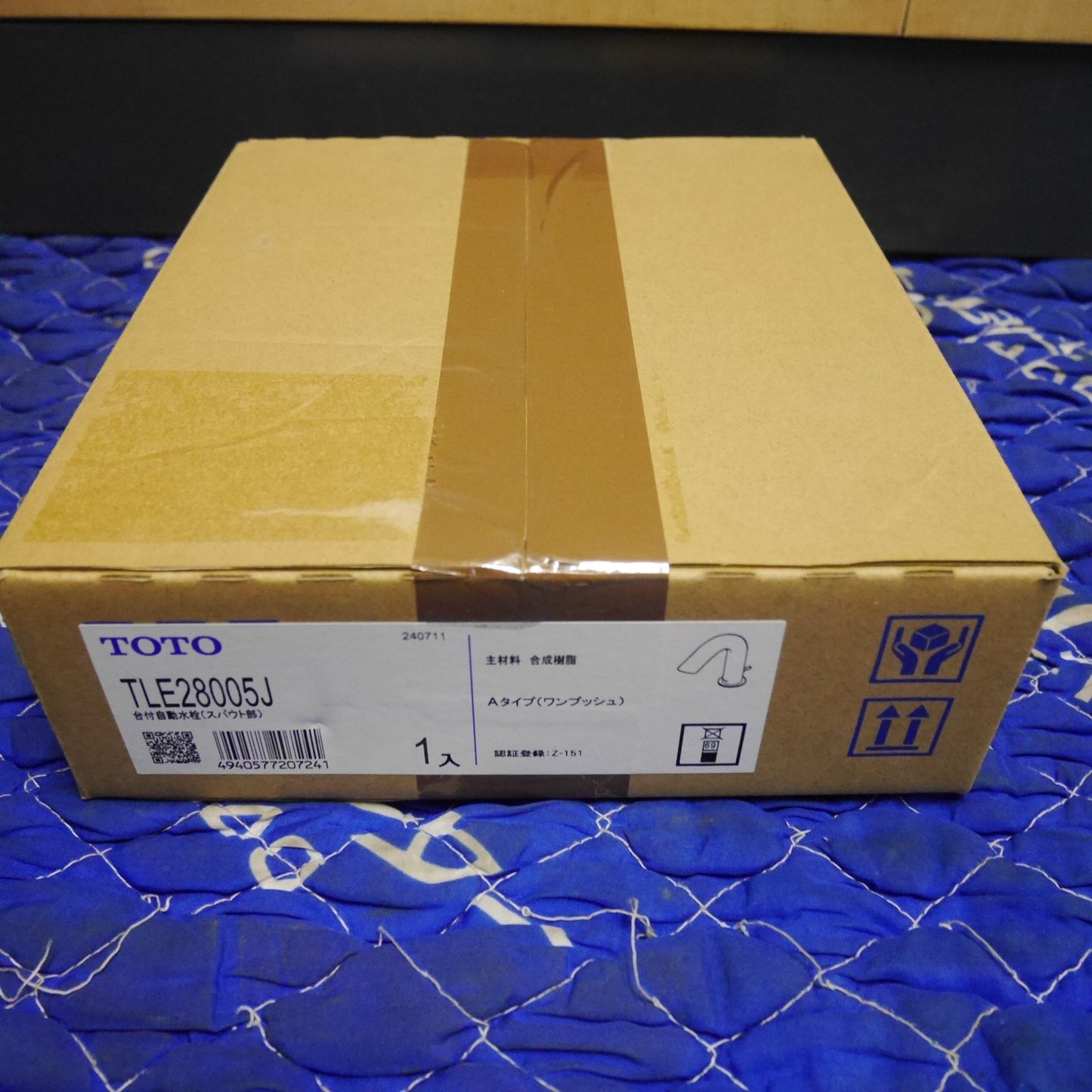 ●複数在庫有●[送料無料] 未使用☆TOTO 台付 自動 水栓 TLE28005J (スパウト部) トートー Aタイプ ワンプッシュ☆