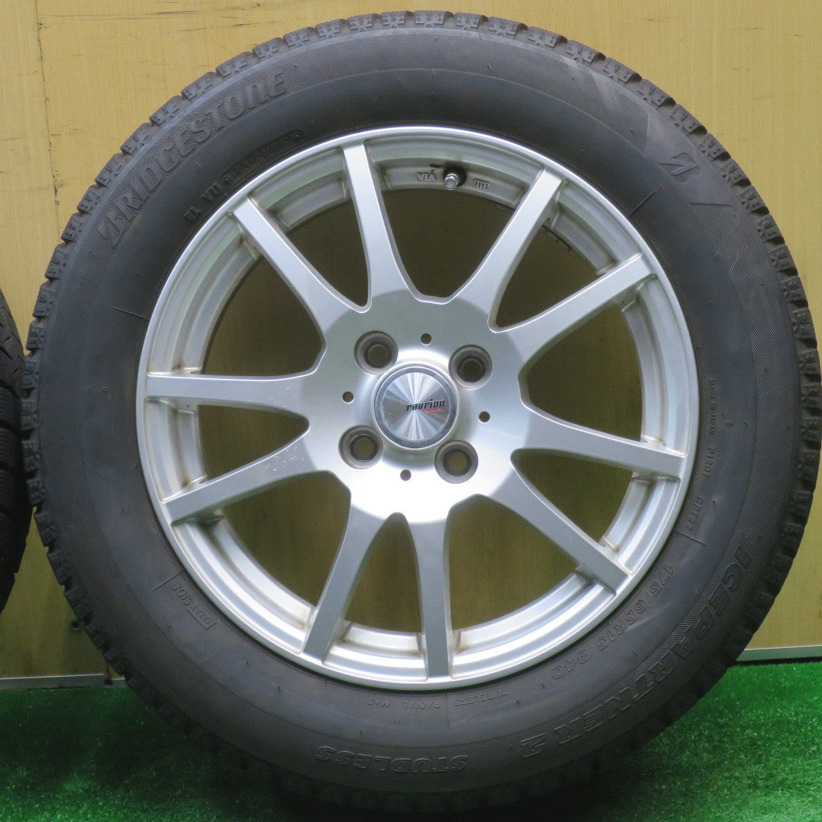 4本価格★スタッドレス 175/65R15 ブリヂストン アイスパートナー2 ravrion RM01 ラブリオン 15インチ PCD100/4H★5102902NJス