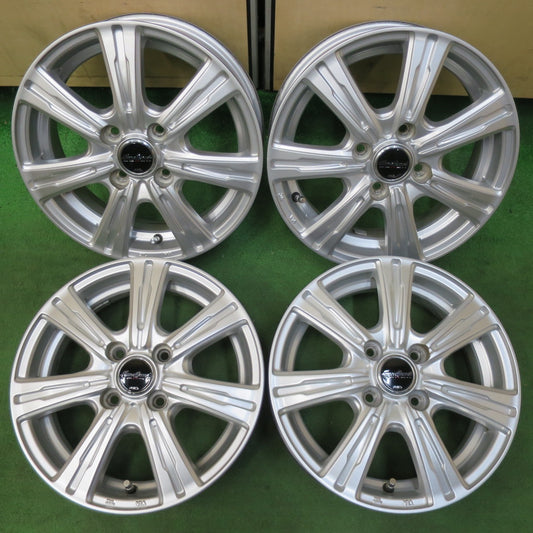 [送料無料] キレイ★EuroSpeed MiD ユーロスピード マルカ 14インチ ホイール 14×4.5J PCD100/4H★5011511イホ
