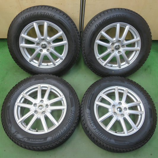 バリ溝！22年！キレイ！9.5分★スタッドレス 225/65R17 ブリヂストン ブリザック DM-V3 STRANGER ストレンジャー 17インチ PCD114.3/5H★6041502イス