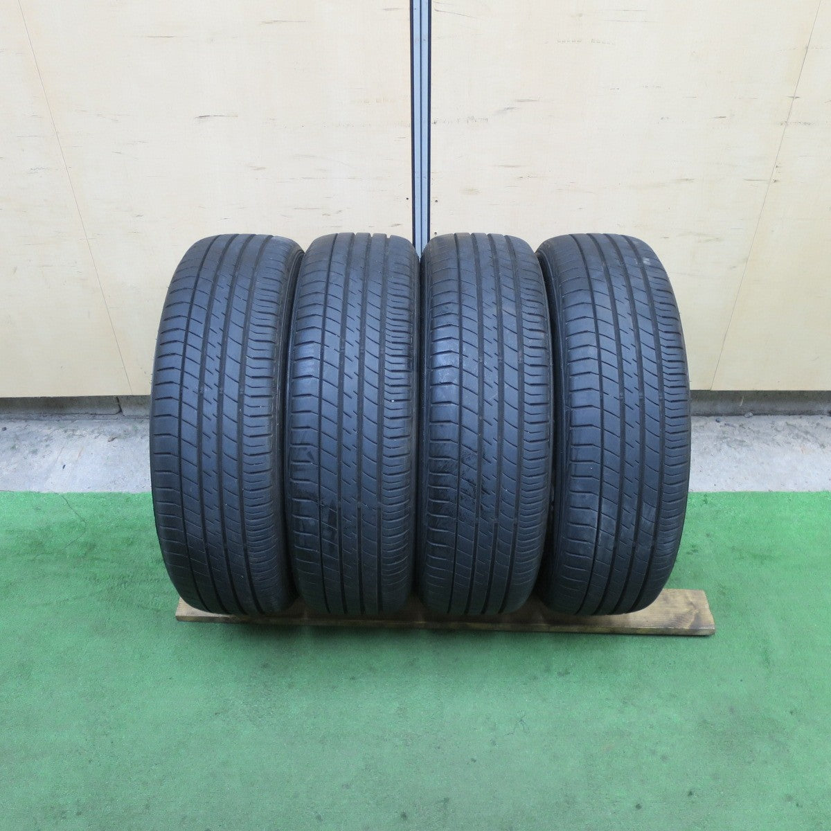 バリ溝！22年！9分★トヨタ 100系 ラクティス 純正 175/60R16 ダンロップ LE MANS V ルマン5 16インチ PCD100/4H★6042706TTノ