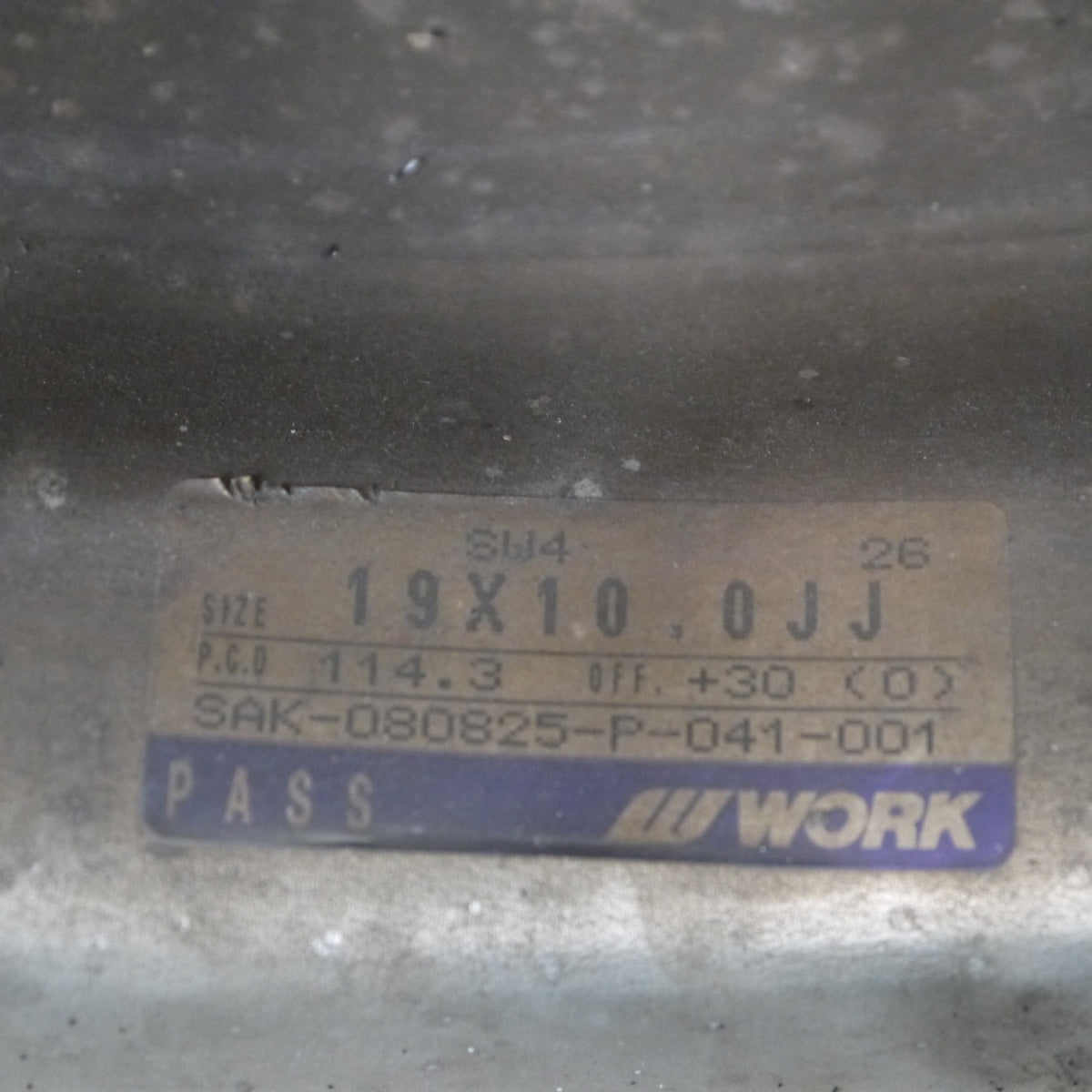 4本価格◎WORK SCHWERT SW4 19インチ ホイール ワーク シュバート 19×9.0JJ 19×10.0JJ PCD114.3/5H◎6081906Hホ