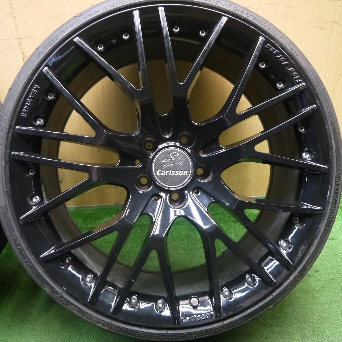 バリ溝！9.5分★Carlsson RSF 235/30R20 デルマックス ULTIMA SPORT 20インチ カールソン PCD114.3/5H★5071101Hノ