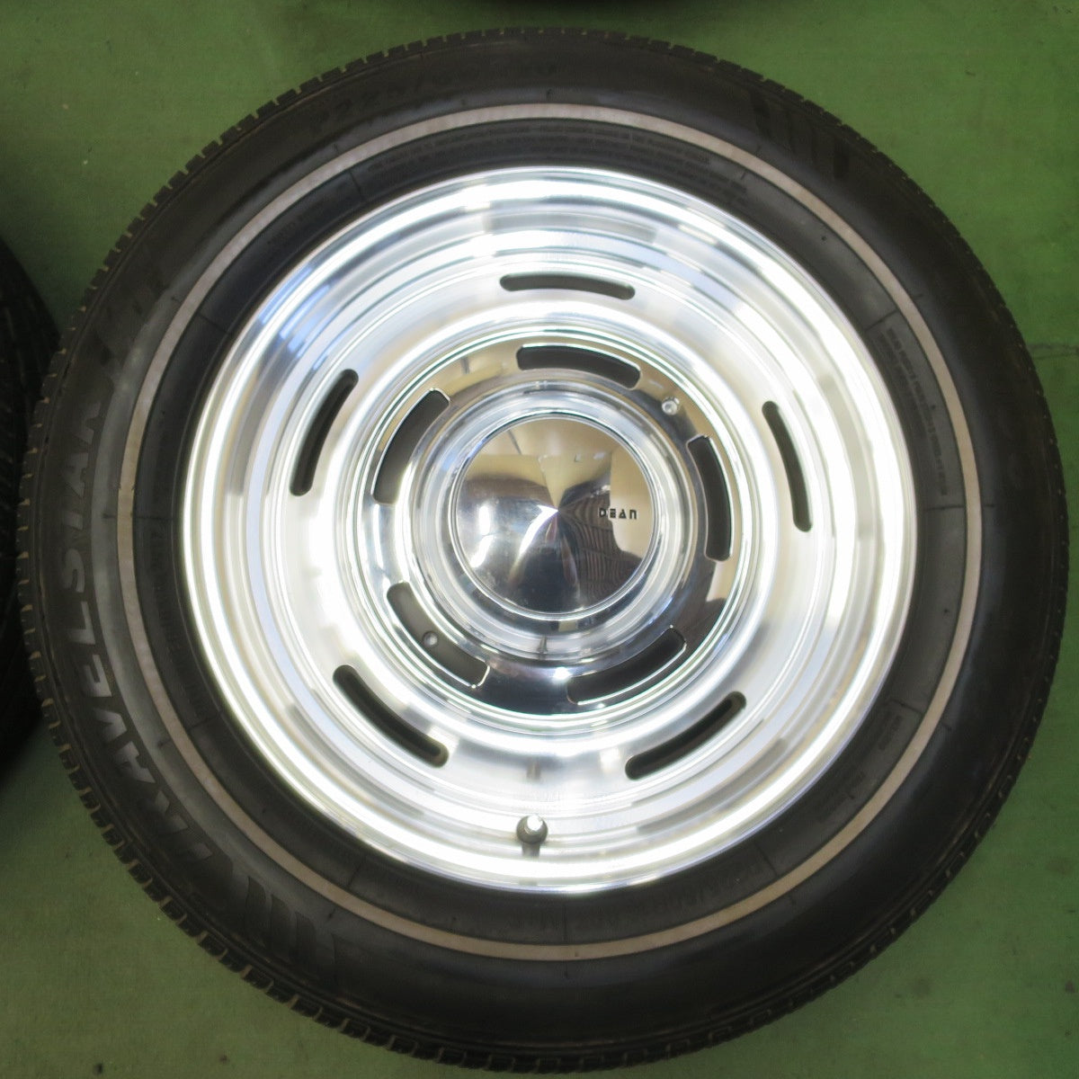 バリ溝！キレイ！9.5分◎DEAN CC3 CRIMSON 225/60R16 トラベルスター UN106 ディーン クリムソン 16インチ PCD139.7/6H◎6061004イノ