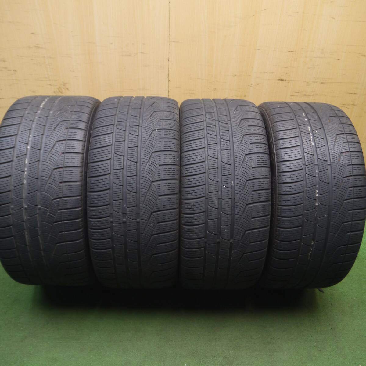 バリ溝！8.5分★ベンツ SL63 SL65 純正 AMG 255/35R19 285/30R19 スタッドレス ピレリ SOTTOZERO PCD112/5H★4060708Hス