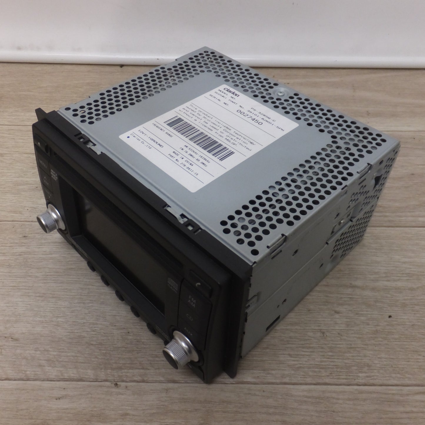 [送料無料] ★クラリオン製 スズキ 純正 カーオーディオ CDプレーヤー PS-3285Q-C 39101-82KD1-5PK[35]★