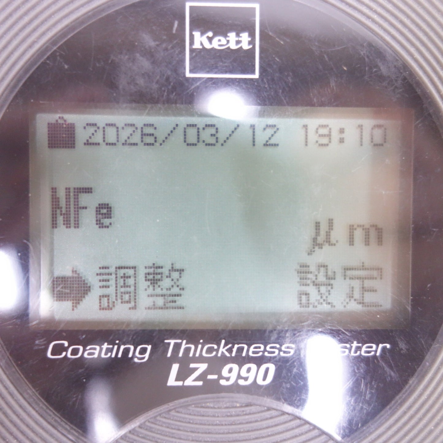 [送料無料] 美品◆KETT ケット デュアル タイプ 膜厚計 エスカル LZ-990 センサ一体型 測定器 Coating Thickness Tester◆