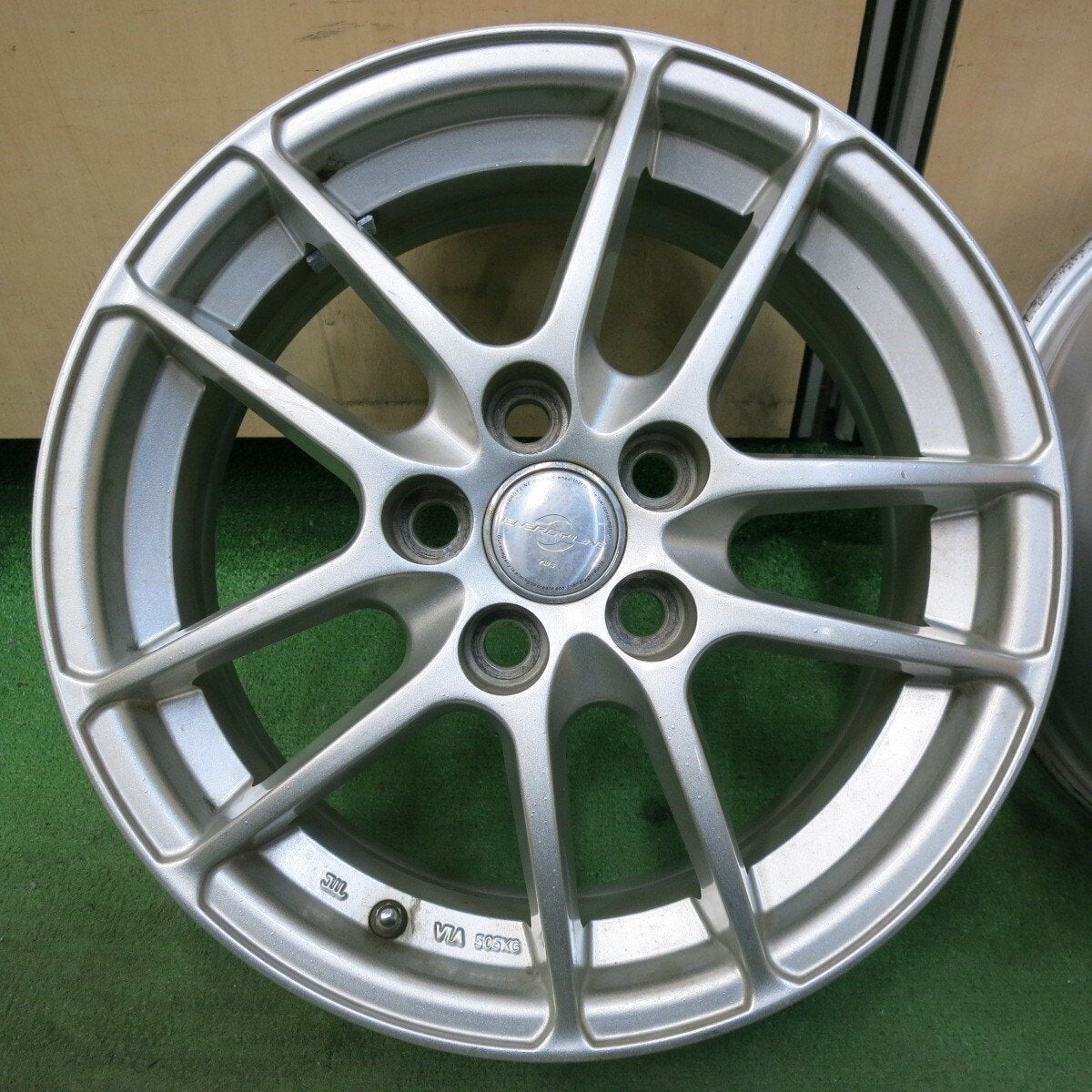 4本価格★プリウス 等 ENERGY LINE TWS ホイール 15インチ エナジーライン 15×6J PCD100/5H★5031407SYホ